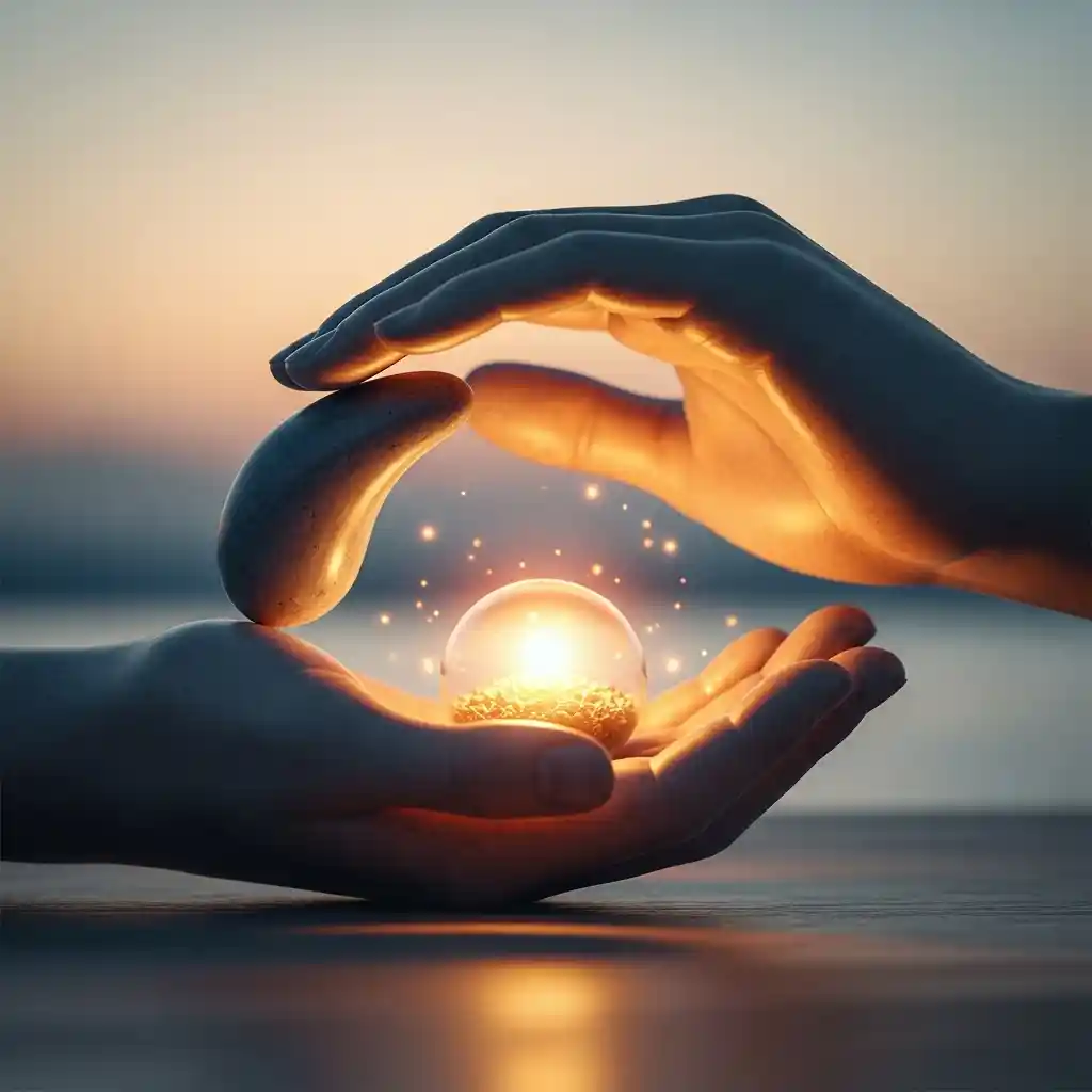 환자의 심리적 반응을 10가지로 요약하여 설명하시오.에 대한 상징적인 이미지