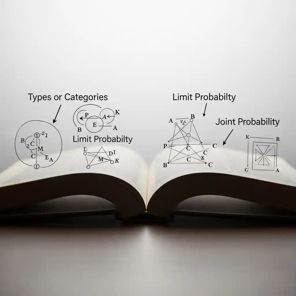 확률의 종류에는 “한계확률, 결합확률, 조건부확률”로 볼 때 그에 따른 개념과 차이점에 관련하여 논하시오.에 대한 상징적인 이미지