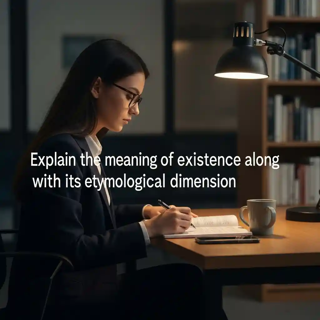실존의 의미를 어원적 차원과 더불어 설명하라.에 대한 상징적인 이미지