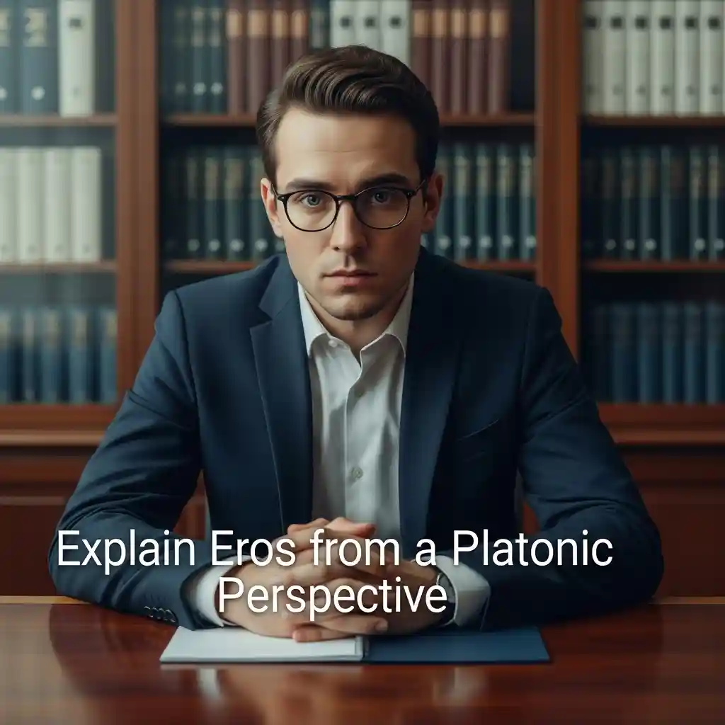 에로스를 플라톤적 관점에서 설명하라.에 대한 상징적인 이미지