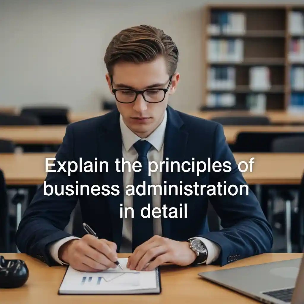 경영학의 원리에 관해 자세히 설명하시오에 대한 상징적인 이미지