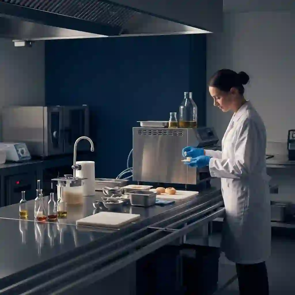 안전한 식품을 생산하기 위해서는 급식소 등 음식을 생산하는 현장에서의 위생관리가 매우 중요 하다. 식품취급자 위생관리, 식품 및 공정 위생관리, 환경 위생관리로 분류하여 조사하고 작성하시오.
1) 식품취급자 위생관리 (5점)
2) 식품 및 공정 위생관리 (식재료, 공정, 기구·기기 위생관리 포함) (10점)
3) 환경 위생관리 (5점)
4) 가정에서의 냉장고 및 식재료 보관 상태를 촬영한 사진 2장을 첨부하고, 식품이 위생적으로 보관되고 있는지 분석하시오 (문제점 분석, 개선 방안 제시) (10점).에 대한 상징적인 이미지